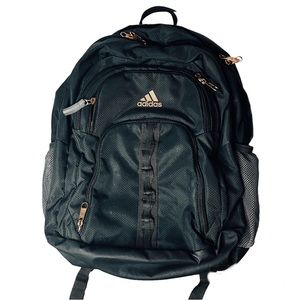 Pink and Dark Grey Adidas Backpack